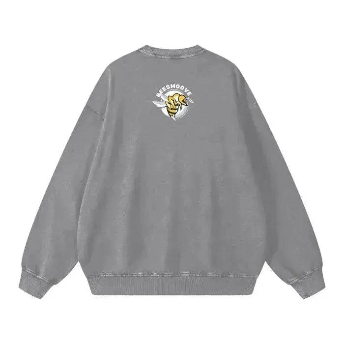 Beesmoove Hivebreaker Classic Edition Wash Oversize Sweatshirt - Beesmoove 