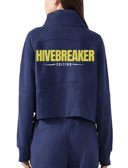 Beesmoove Hivebreaker Edition unbound Cropped Half-Zip Hoodie - Beesmoove 