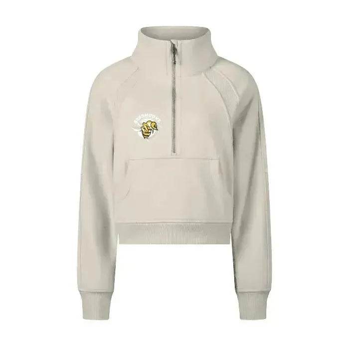 Beesmoove Hivebreaker Edition unbound Cropped Half-Zip Hoodie - Beesmoove 