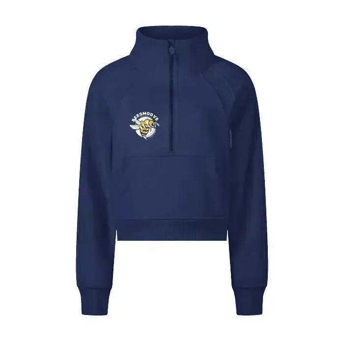 Beesmoove Hivebreaker Edition unbound Cropped Half-Zip Hoodie - Beesmoove 