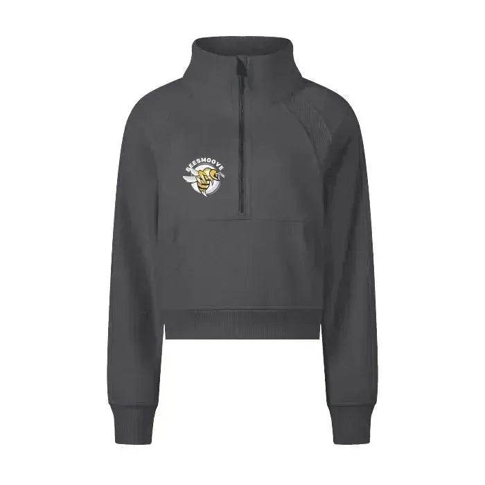 Beesmoove Hivebreaker Edition unbound Cropped Half-Zip Hoodie - Beesmoove 