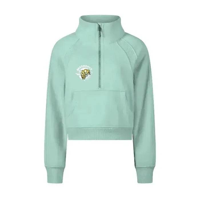 Beesmoove Hivebreaker Edition unbound Cropped Half-Zip Hoodie - Beesmoove 