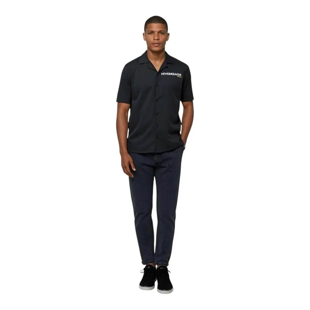 Beesmoove Hivebreaker Edition Prime Black Button Shirt - Beesmoove 