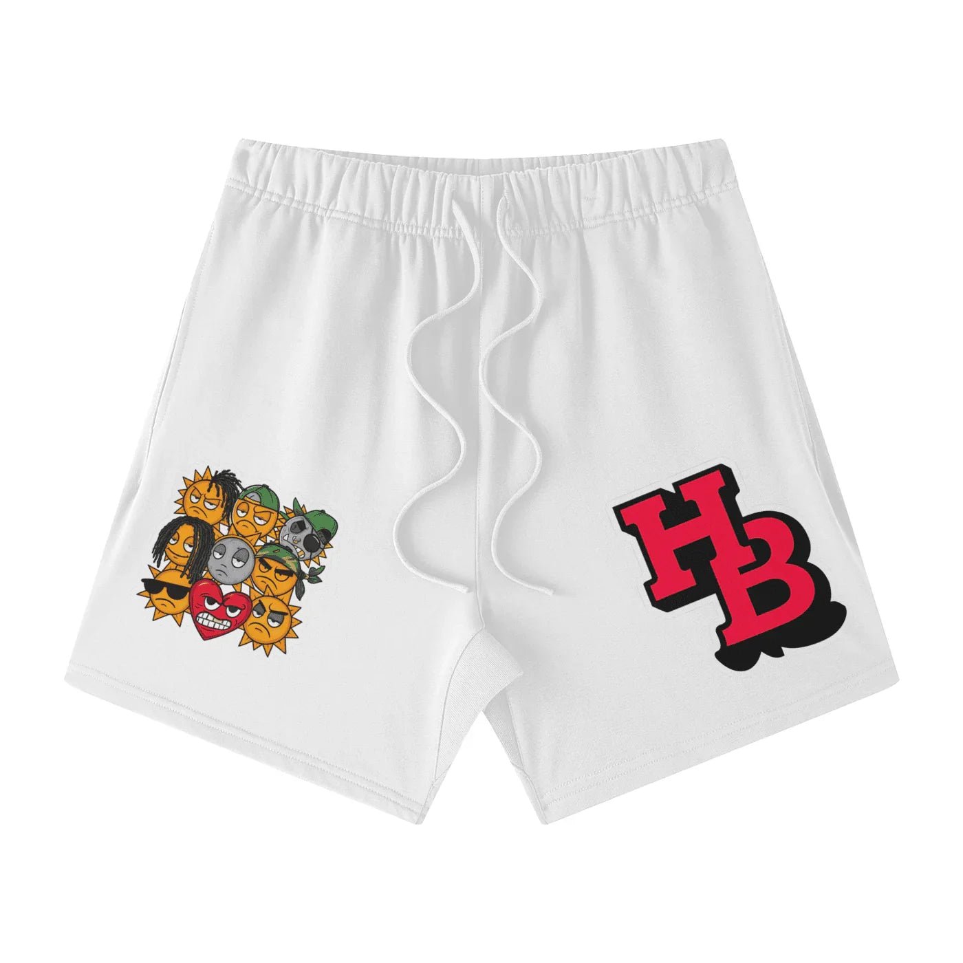 BEESMOOVE HIVEBREAKER Sun Lords Edition Heavyweight Earth Tone Loose Fit FOG 100% Cotton Shorts - Beesmoove