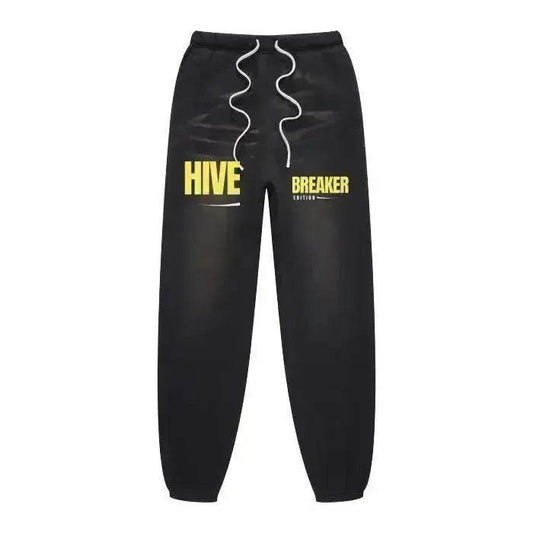 Beesmoove Hivebreaker Unbound Streetwear Monkey Washed Dyed Fleece Joggers - Beesmoove 