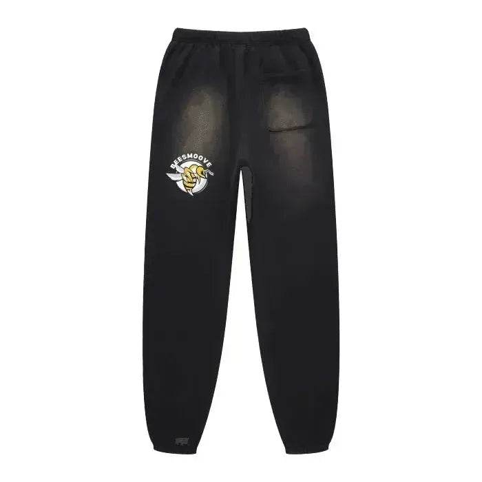 Beesmoove Hivebreaker Unbound Streetwear Monkey Washed Dyed Fleece Joggers - Beesmoove 