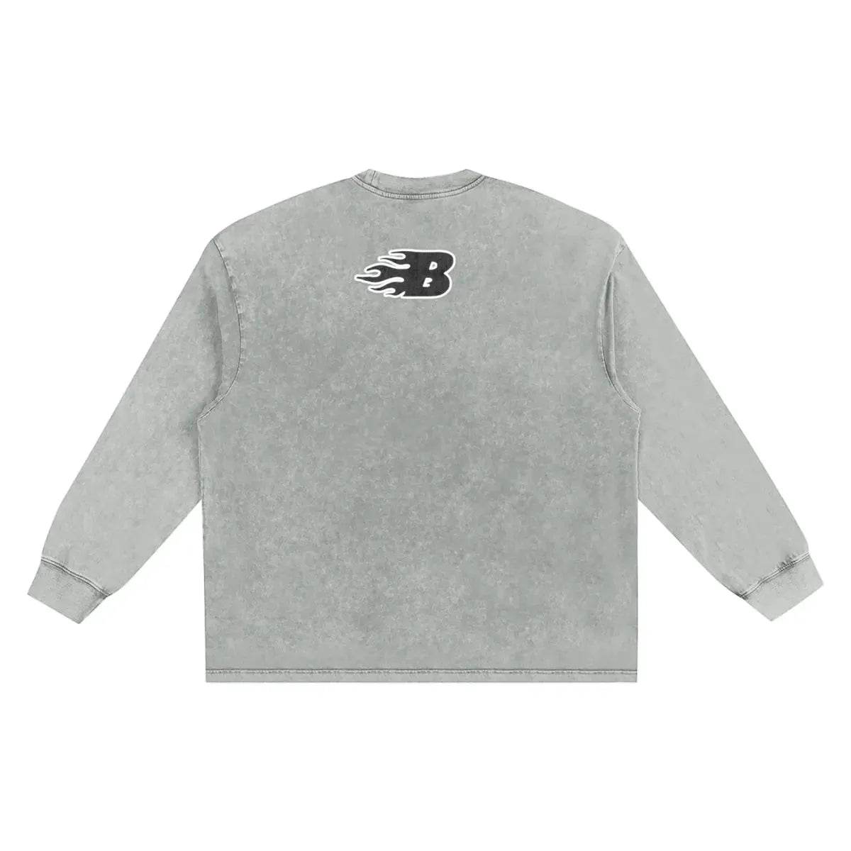 Beesmoove HiveBreaker unbound Washed Oversize Long Sleeve T-shirt - Beesmoove