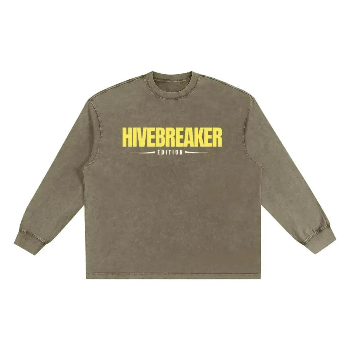 Beesmoove HiveBreaker unbound Washed Oversize Long Sleeve T-shirt - Beesmoove