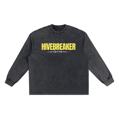Beesmoove HiveBreaker unbound Washed Oversize Long Sleeve T-shirt - Beesmoove 