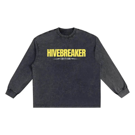 Beesmoove HiveBreaker unbound Washed Oversize Long Sleeve T-shirt - Beesmoove 
