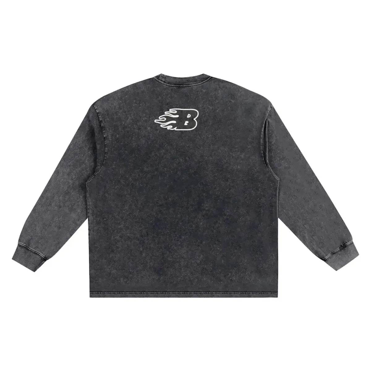 Beesmoove HiveBreaker unbound Washed Oversize Long Sleeve T-shirt - Beesmoove 