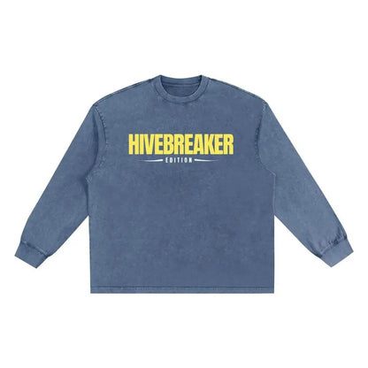 Beesmoove HiveBreaker unbound Washed Oversize Long Sleeve T-shirt - Beesmoove 