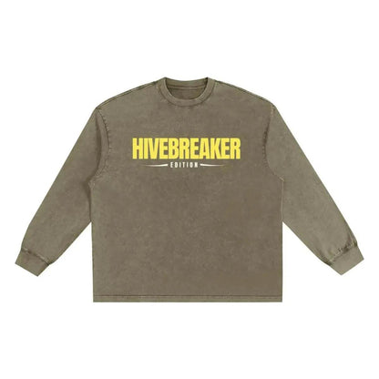 Beesmoove HiveBreaker unbound Washed Oversize Long Sleeve T-shirt - Beesmoove 