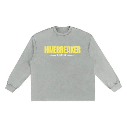 Beesmoove HiveBreaker unbound Washed Oversize Long Sleeve T-shirt - Beesmoove 