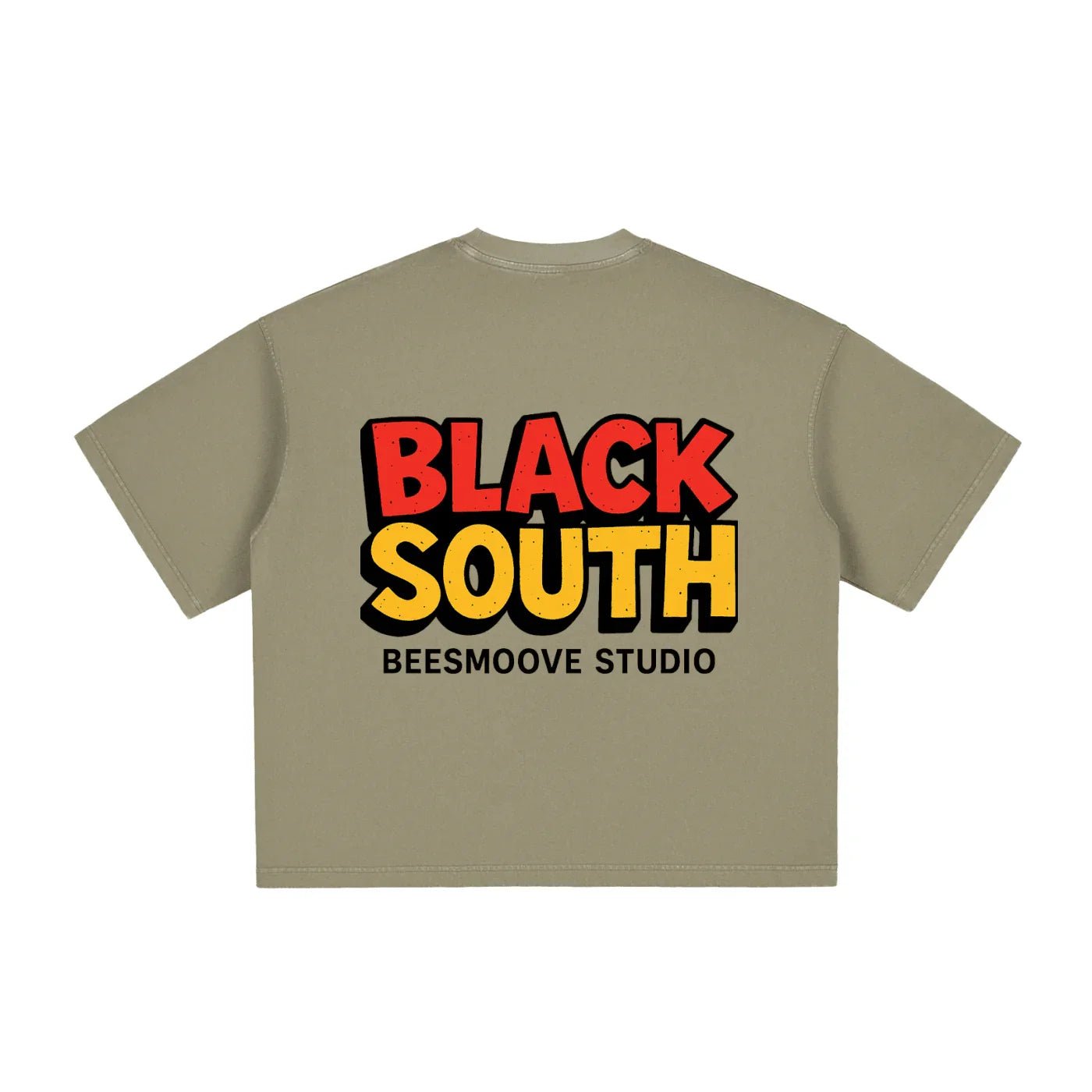 BEESMOOVE Hood Rich Lamont Washed Boxy T-Shirt - Beesmoove