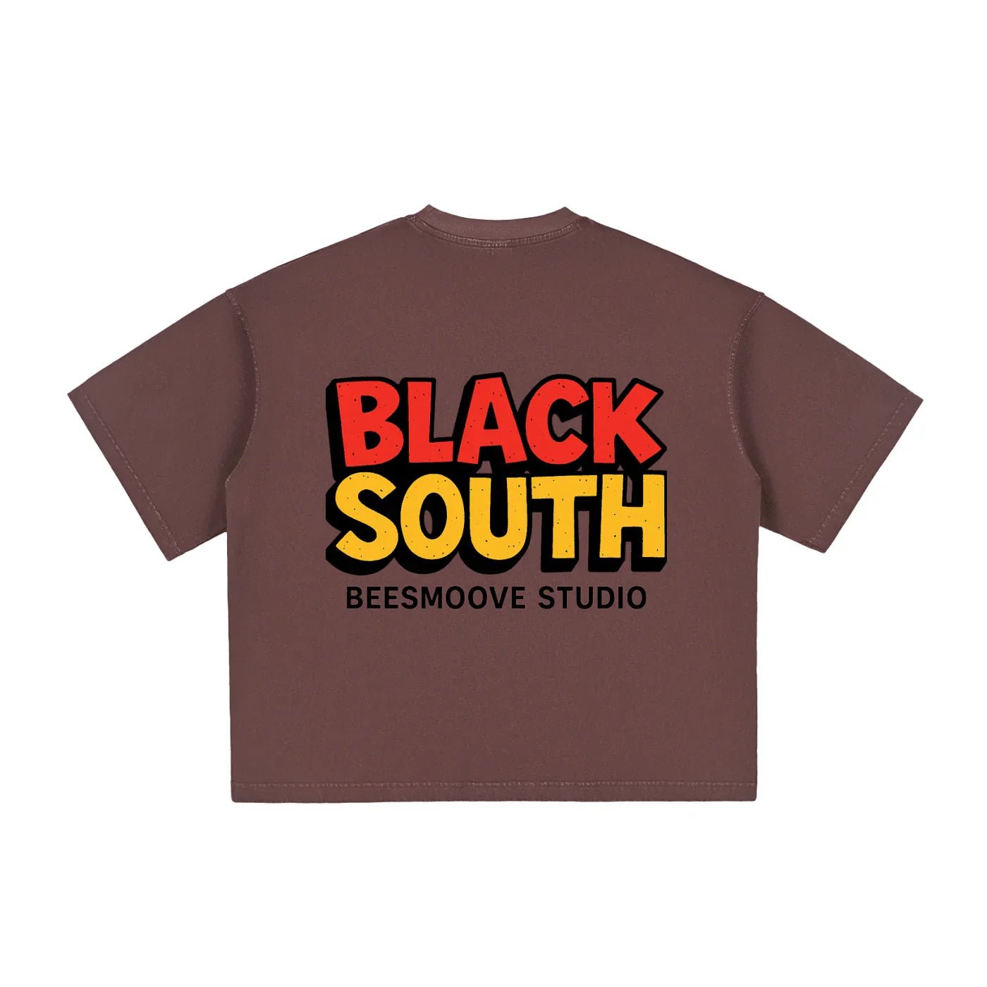 BEESMOOVE Hood Rich Lamont Washed Boxy T-Shirt - Beesmoove