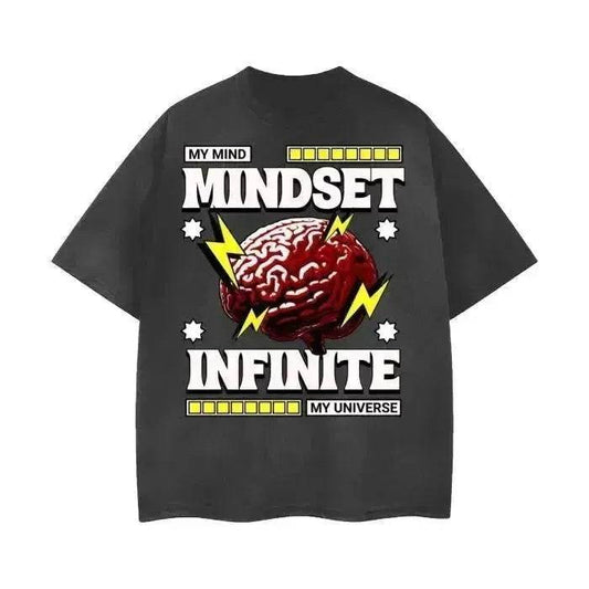 Beesmoove Infinite Mindset Tee Wash Frayed T-Shirt - Beesmoove 