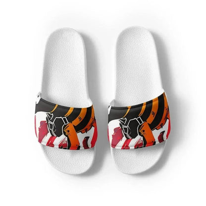 Beesmoove ink red Women's slides - Beesmoove 