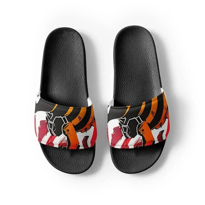Beesmoove ink red Women's slides - Beesmoove 
