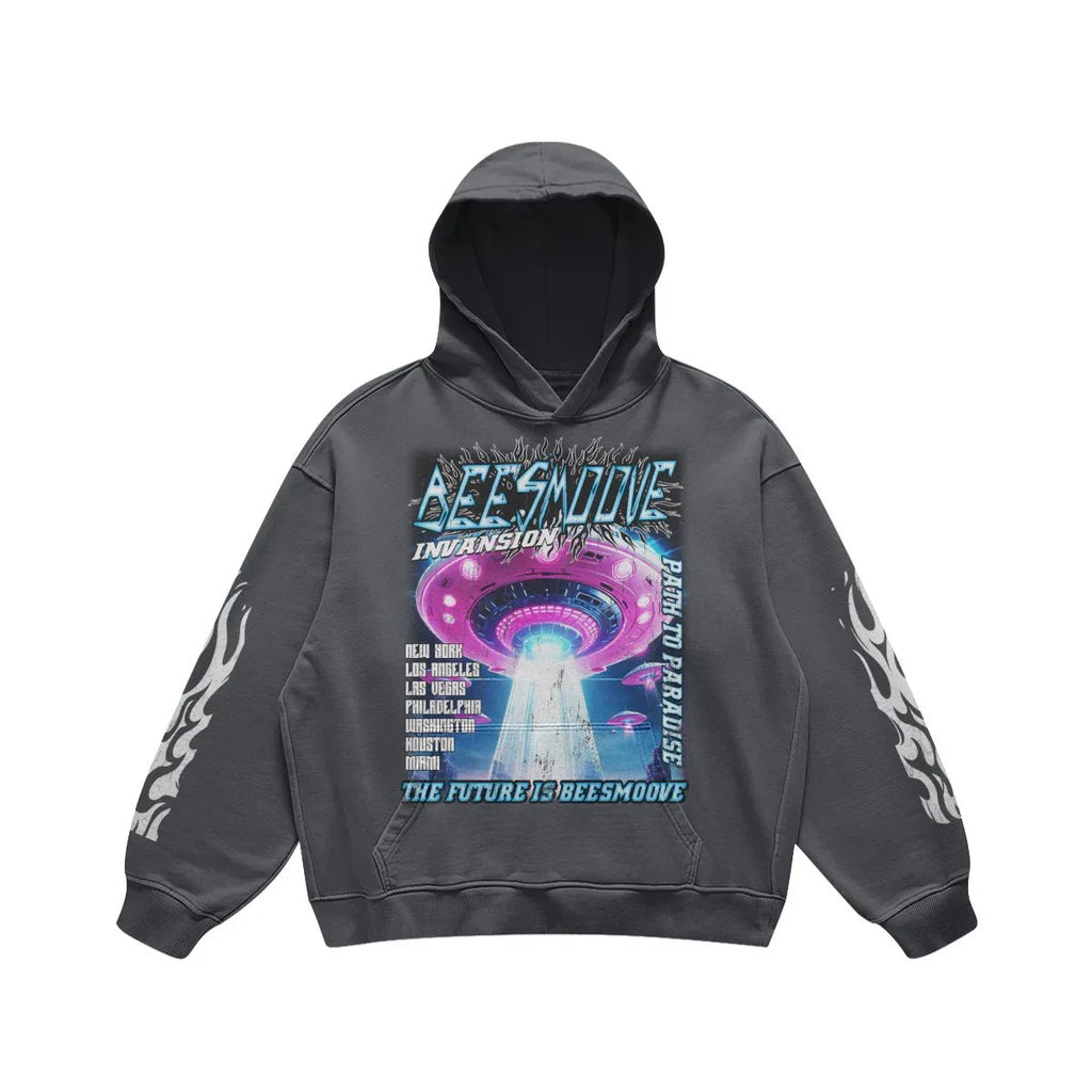 BEESMOOVE INVASION The Future is Now Hoodie - Beesmoove