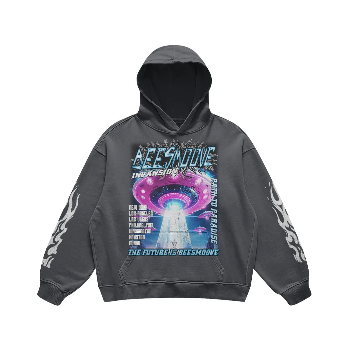 BEESMOOVE INVASION The Future is Now Hoodie - Beesmoove