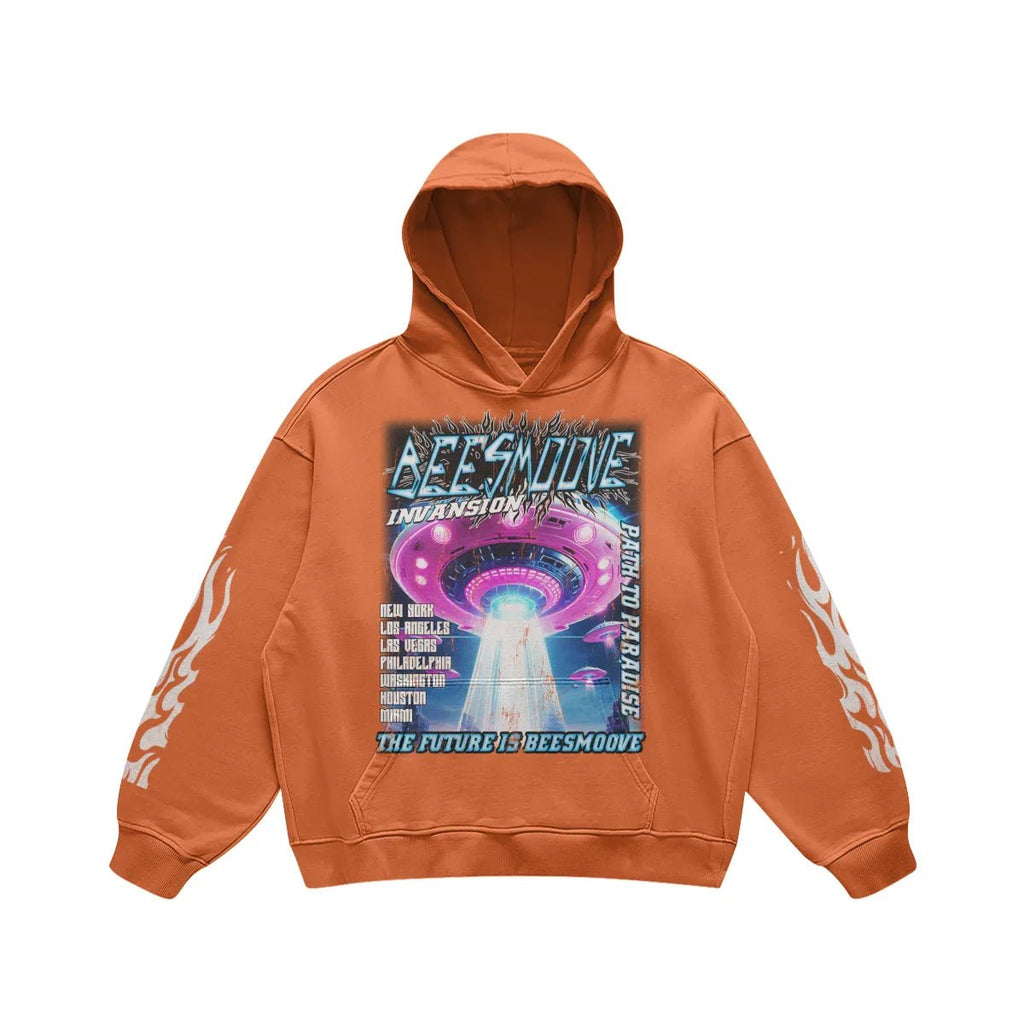 BEESMOOVE INVASION The Future is Now Hoodie - Beesmoove