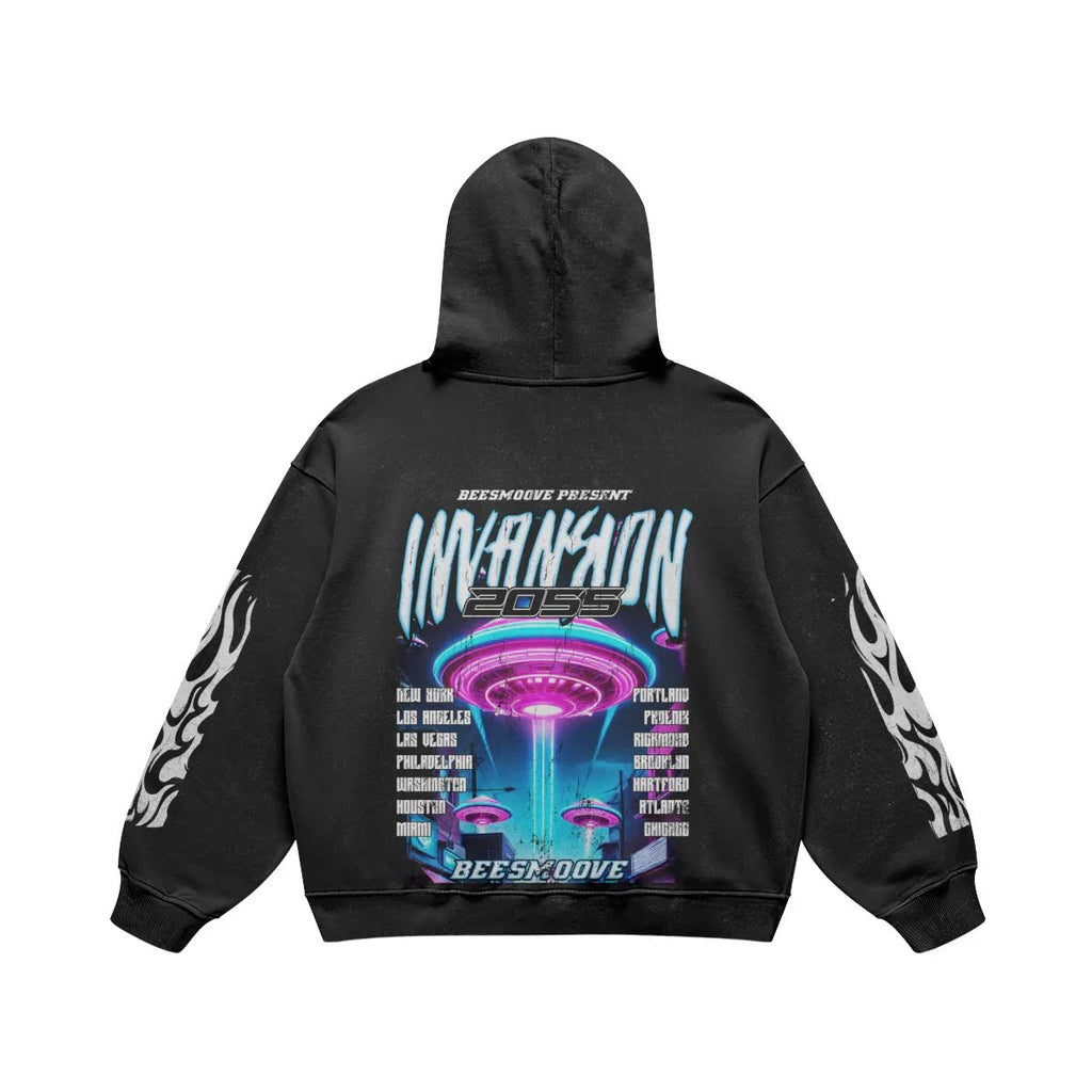 BEESMOOVE INVASION The Future is Now Hoodie - Beesmoove