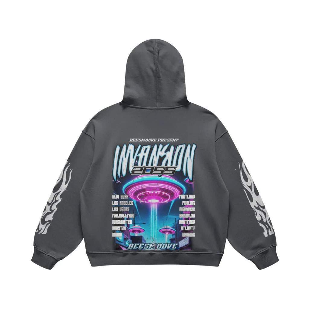 BEESMOOVE INVASION The Future is Now Hoodie - Beesmoove
