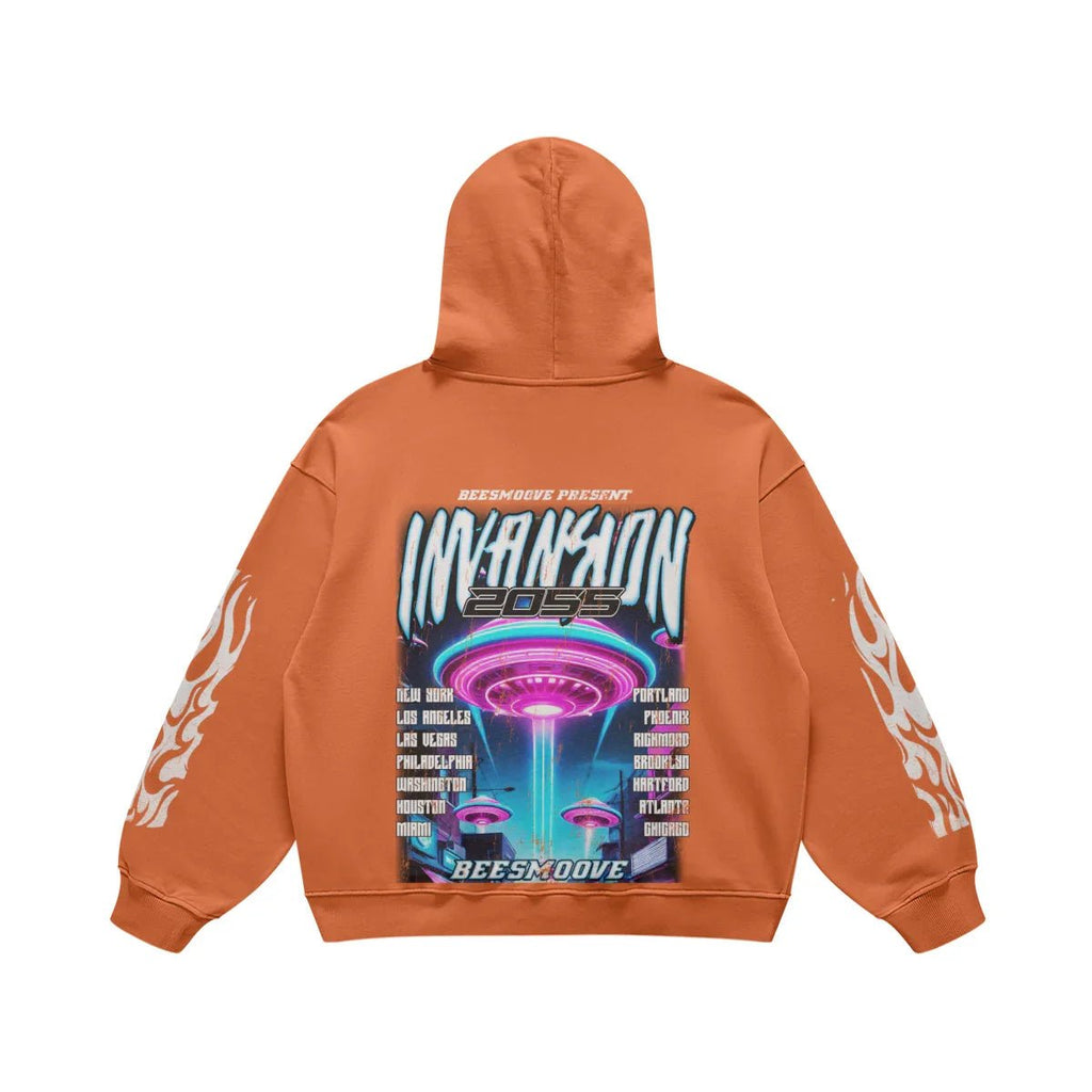 BEESMOOVE INVASION The Future is Now Hoodie - Beesmoove