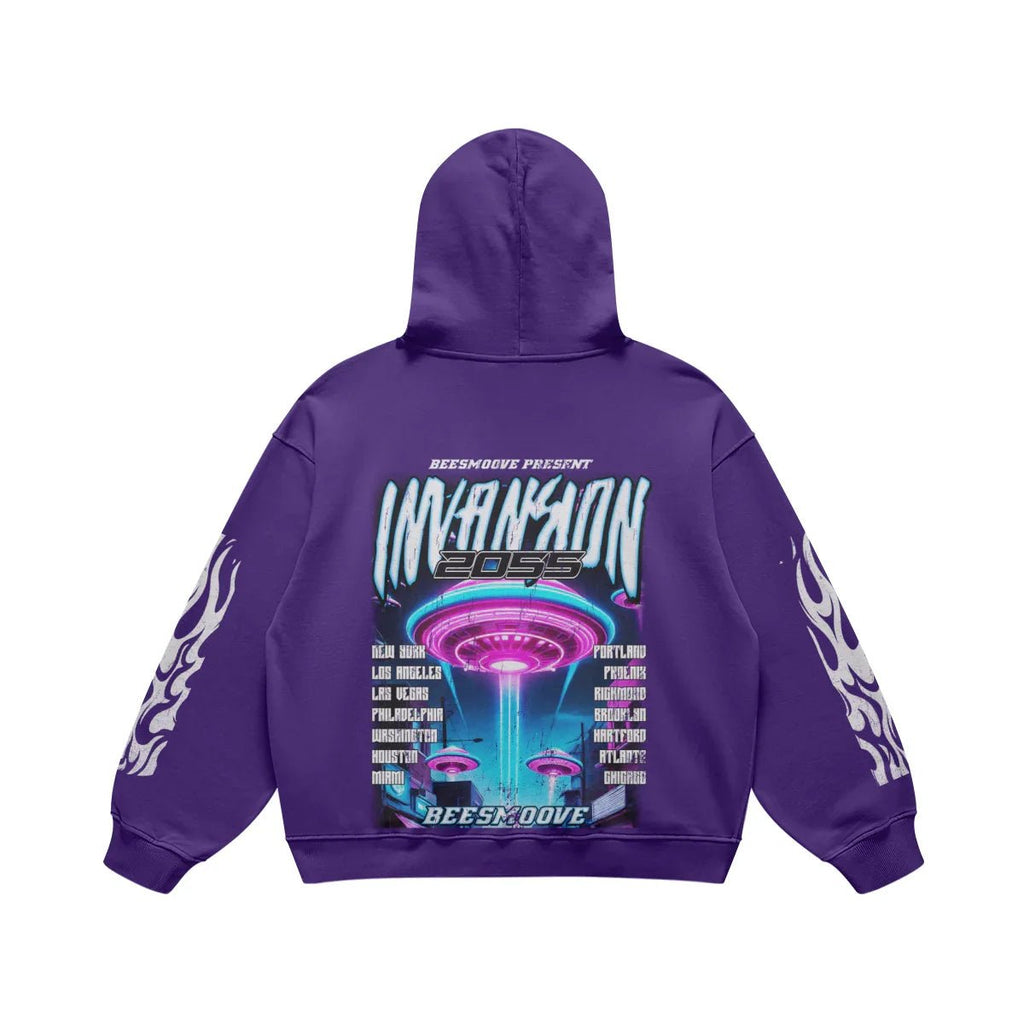 BEESMOOVE INVASION The Future is Now Hoodie - Beesmoove