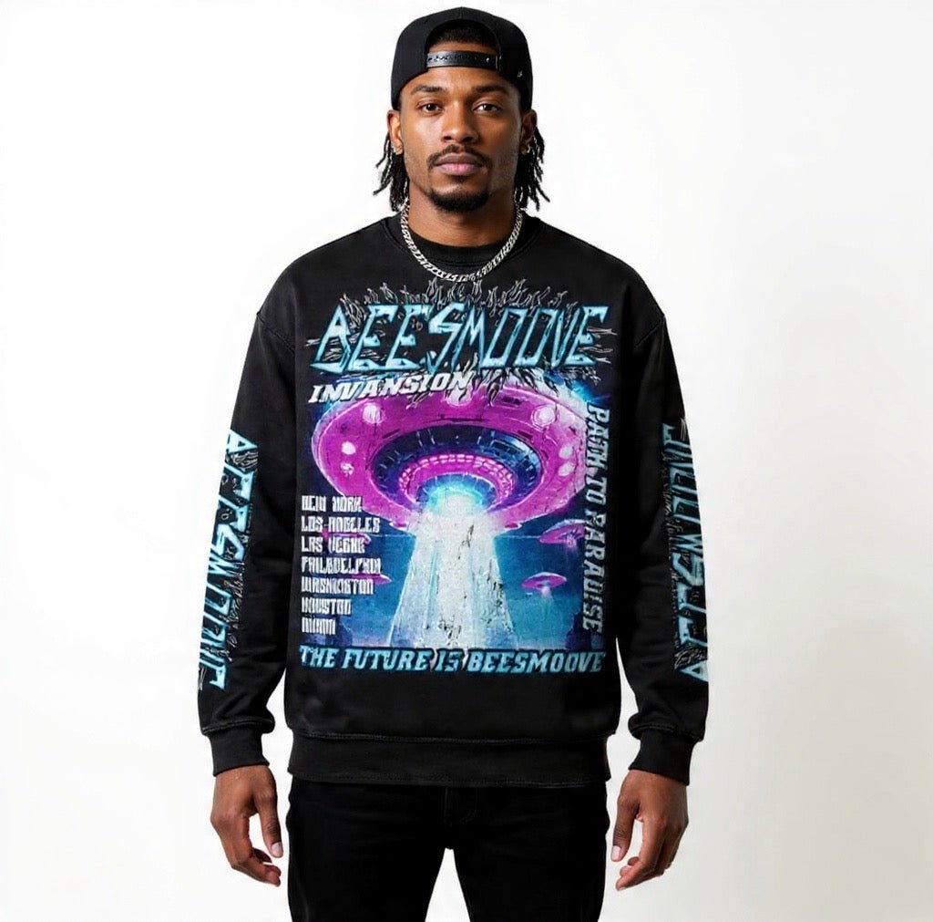 BEESMOOVE INVASION The Future is Now Long Sleeve Tee - Beesmoove