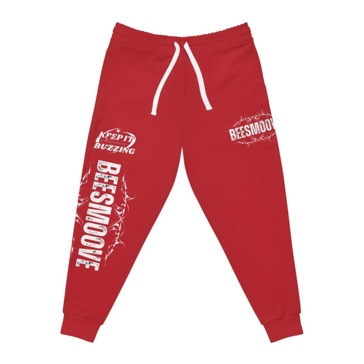 Beesmoove keep it buzzing red Athletic Joggers (AOP) - Beesmoove 