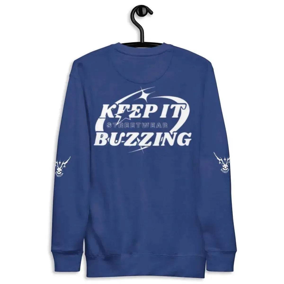 Beesmoove keep it buzzing Unisex Premium Sweatshirt - Beesmoove 