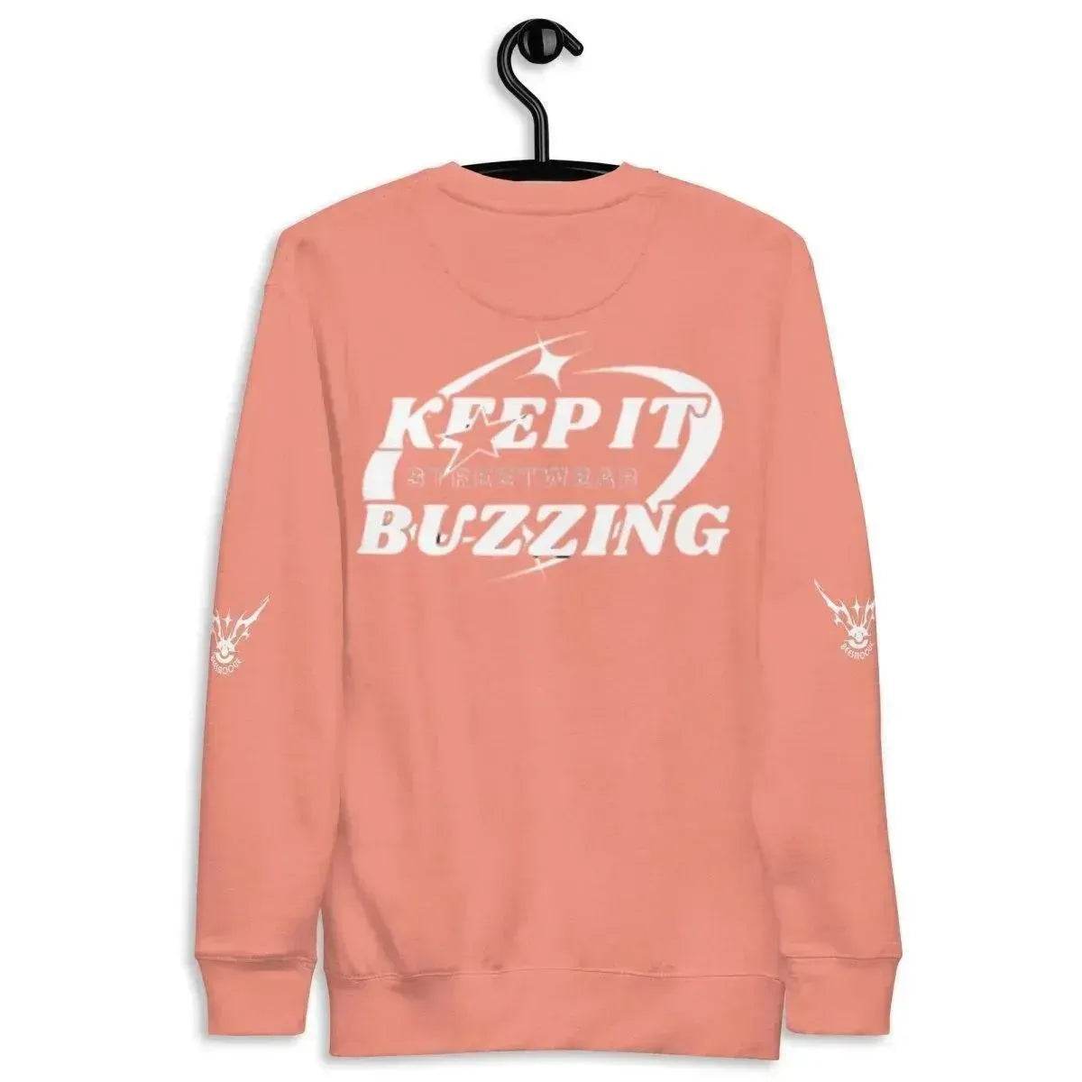 Beesmoove keep it buzzing Unisex Premium Sweatshirt - Beesmoove 