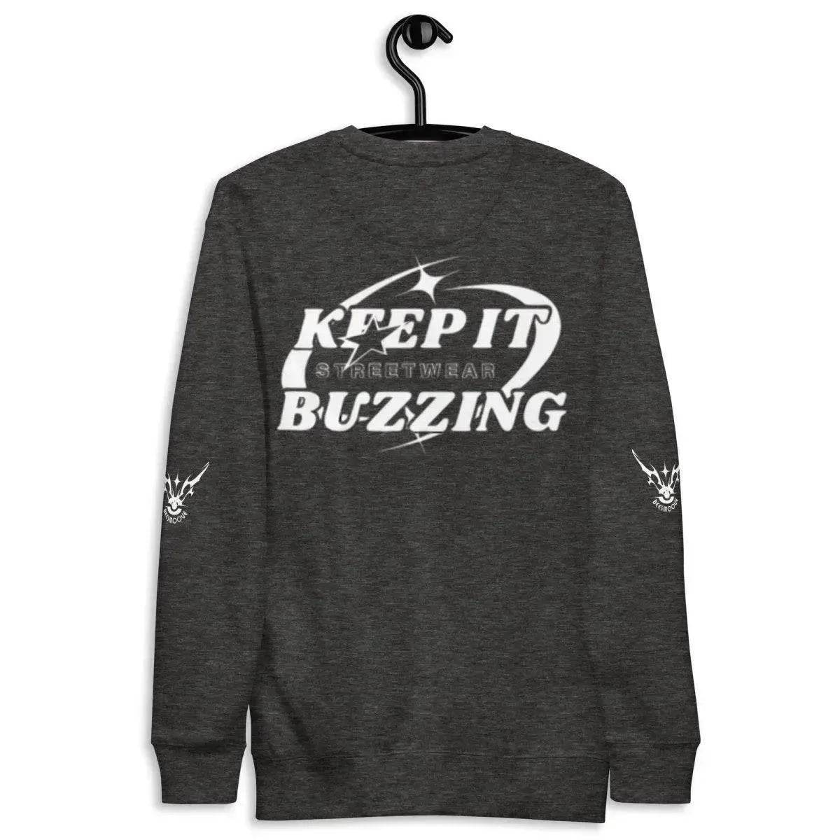 Beesmoove keep it buzzing Unisex Premium Sweatshirt - Beesmoove 