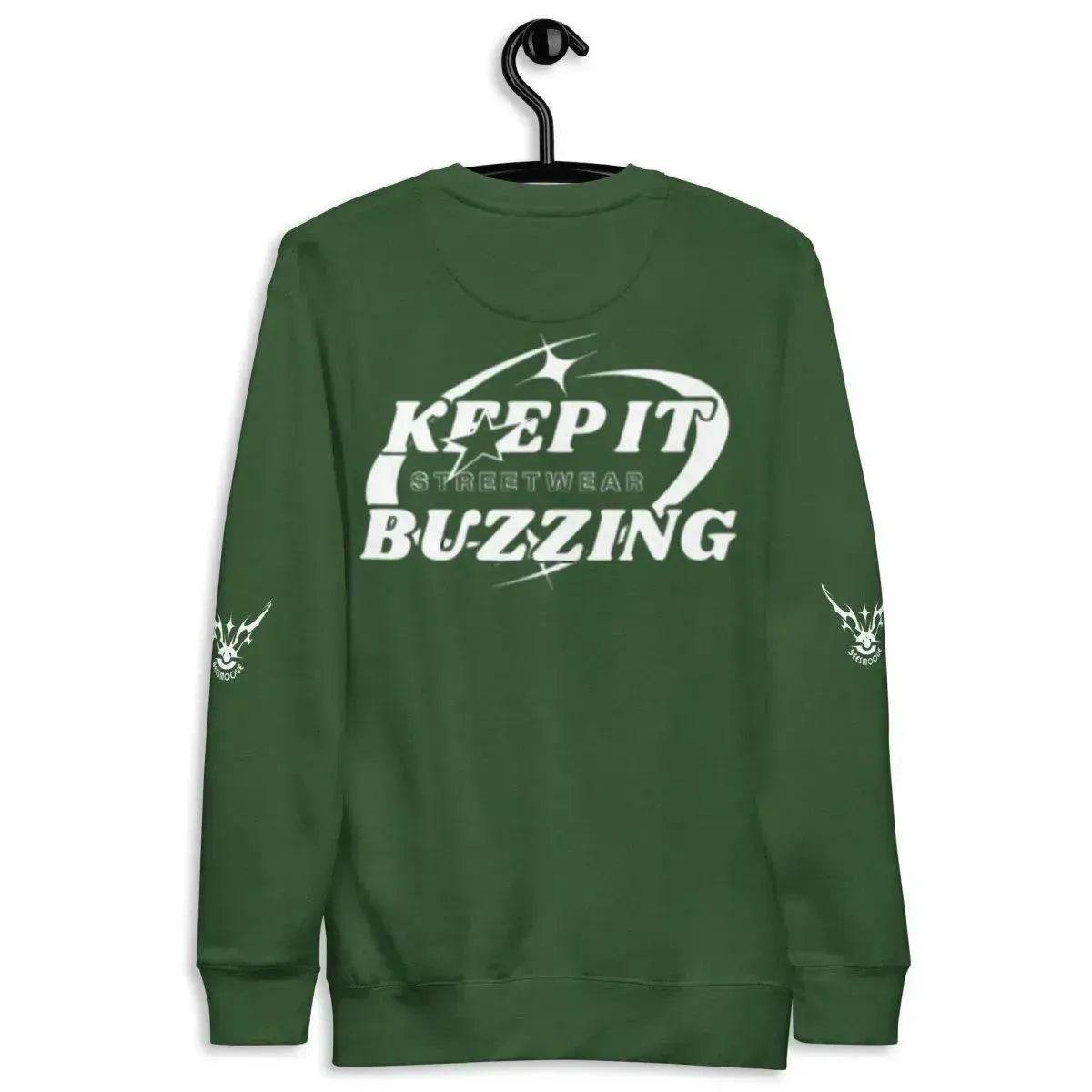 Beesmoove keep it buzzing Unisex Premium Sweatshirt - Beesmoove 