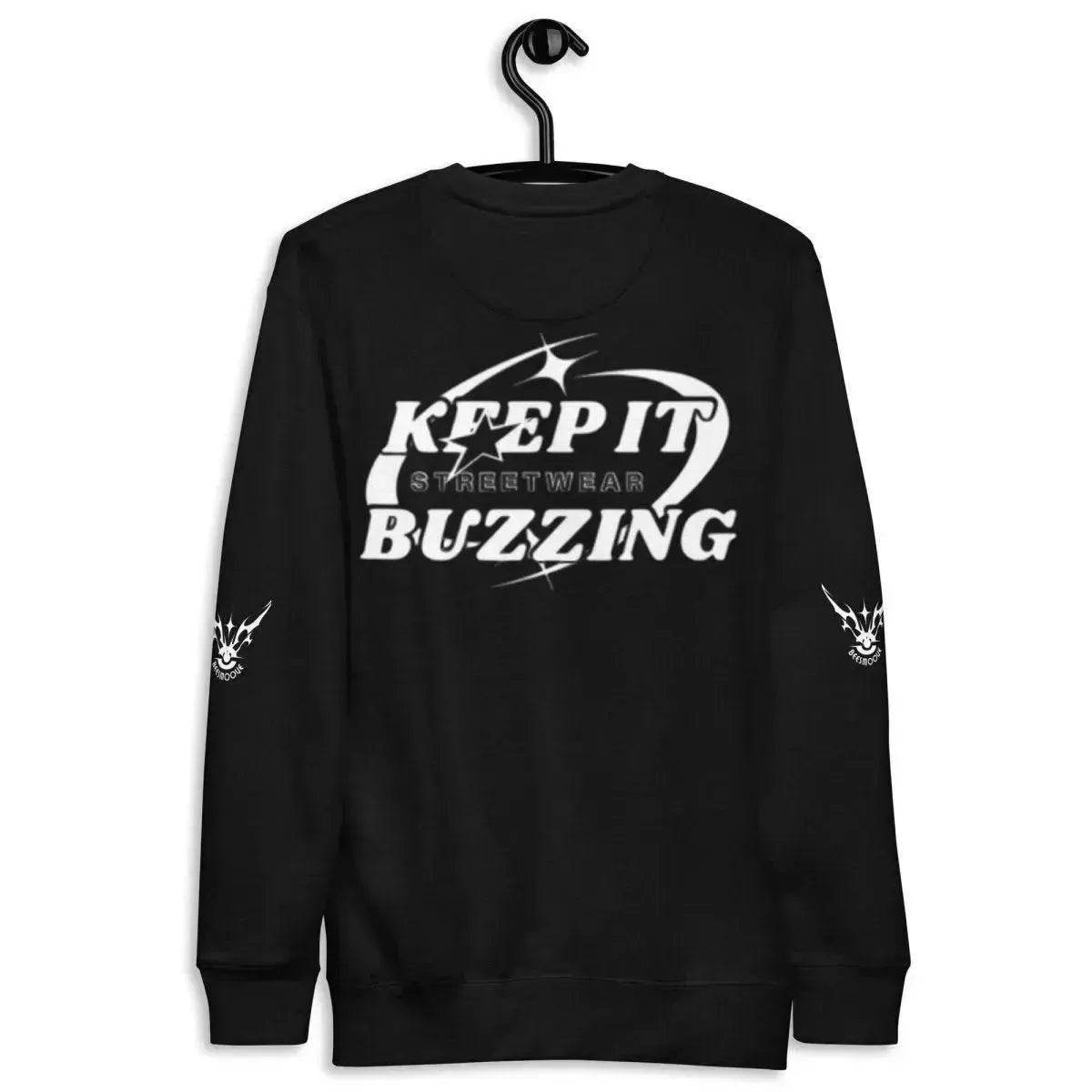 Beesmoove keep it buzzing Unisex Premium Sweatshirt - Beesmoove 