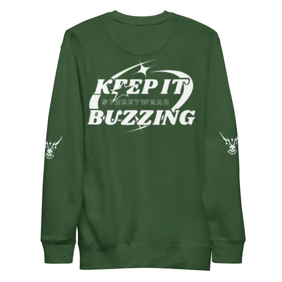 Beesmoove keep it buzzing Unisex Premium Sweatshirt - Beesmoove 