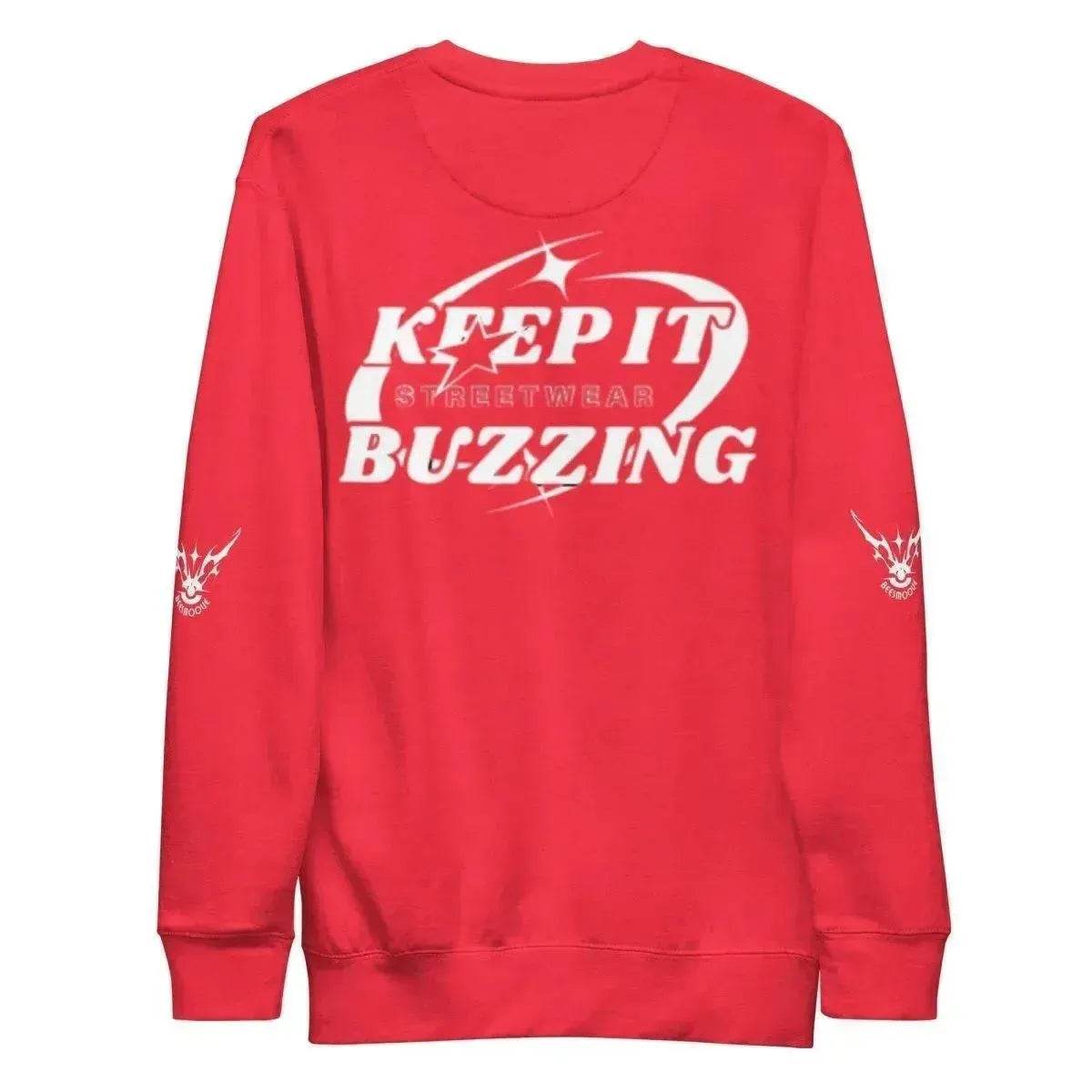 Beesmoove keep it buzzing Unisex Premium Sweatshirt - Beesmoove 