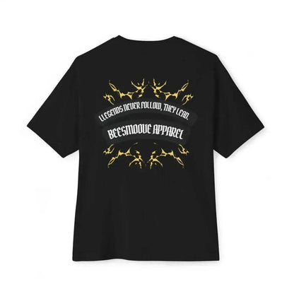 Beesmoove Legends never follow, they lead Oversized Boxy Tee - Beesmoove 