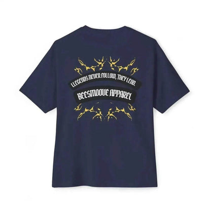 Beesmoove Legends never follow, they lead Oversized Boxy Tee - Beesmoove 