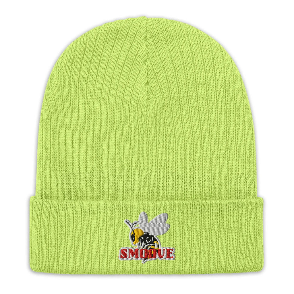 BEESMOOVE logo Ribbed knit beanie - Beesmoove