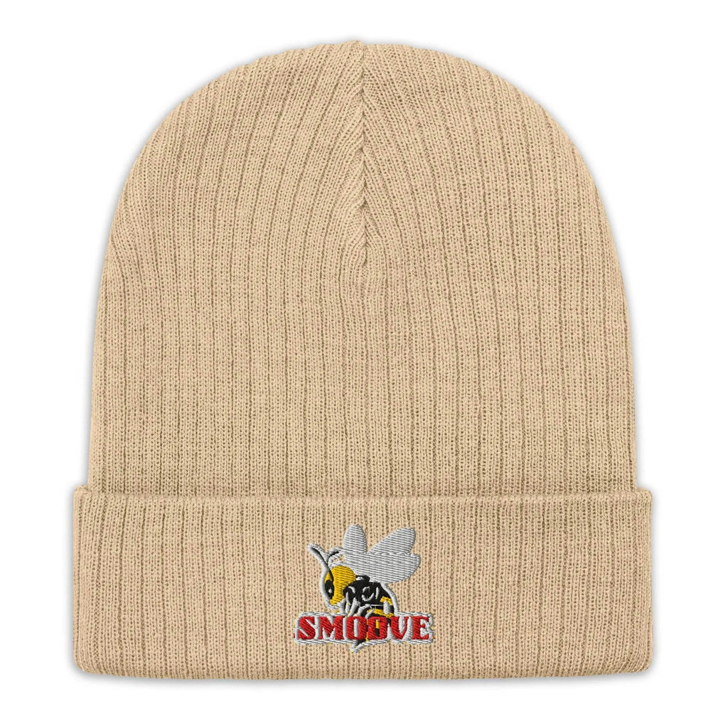 BEESMOOVE logo Ribbed knit beanie - Beesmoove