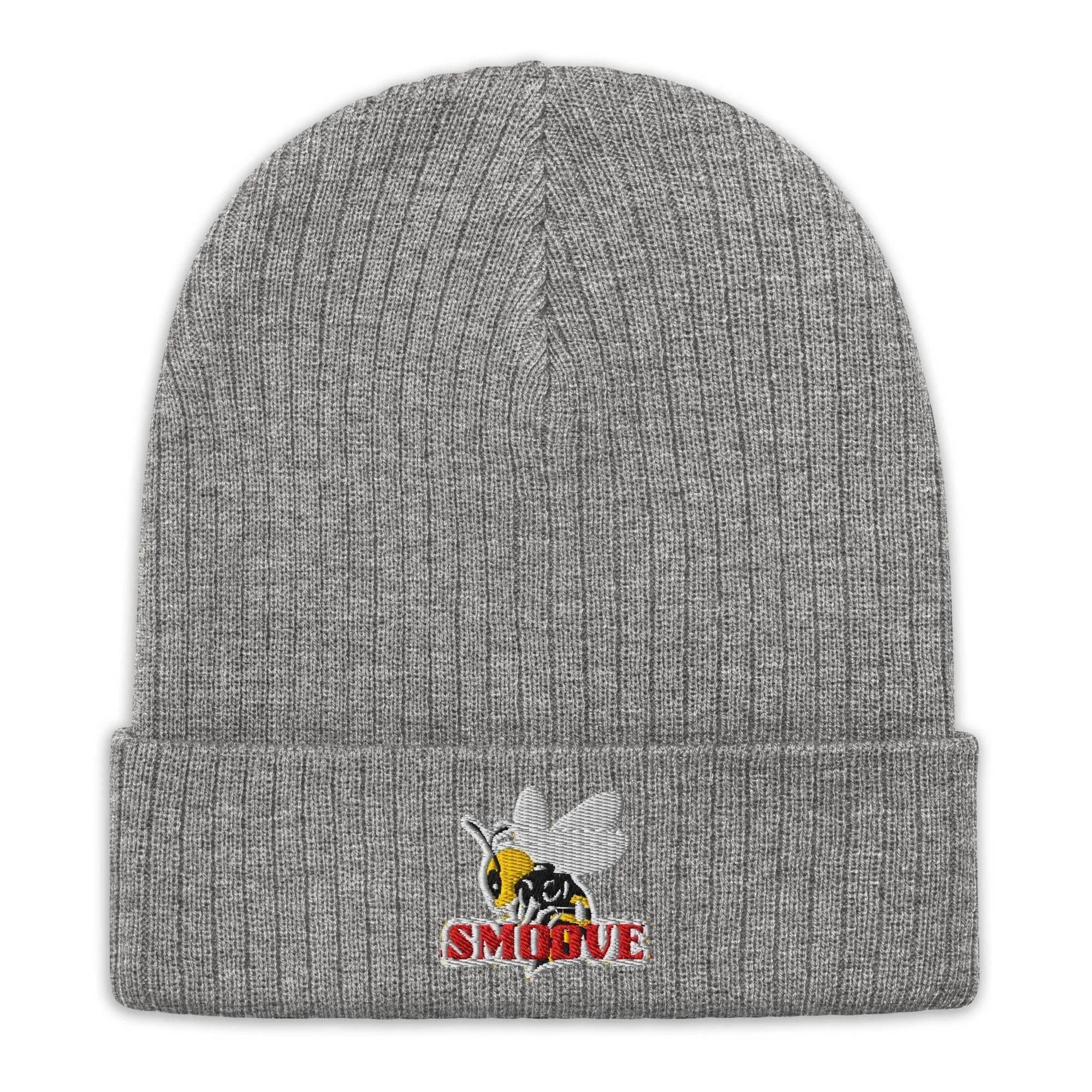 BEESMOOVE logo Ribbed knit beanie - Beesmoove