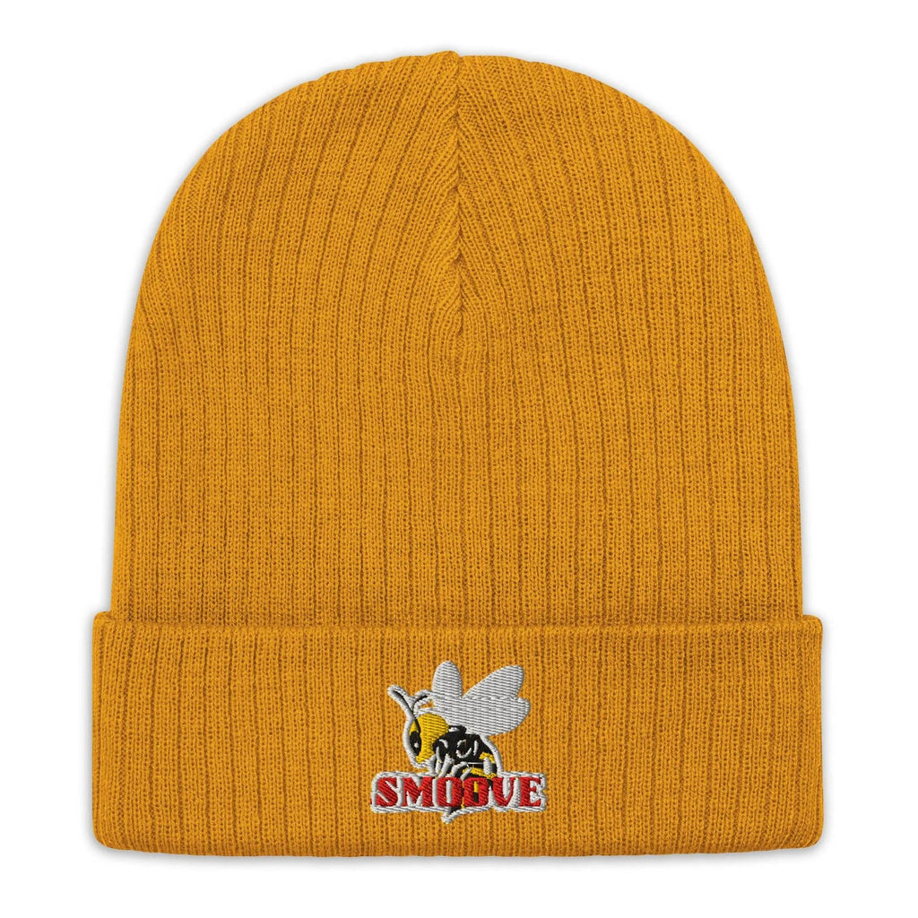 BEESMOOVE logo Ribbed knit beanie - Beesmoove