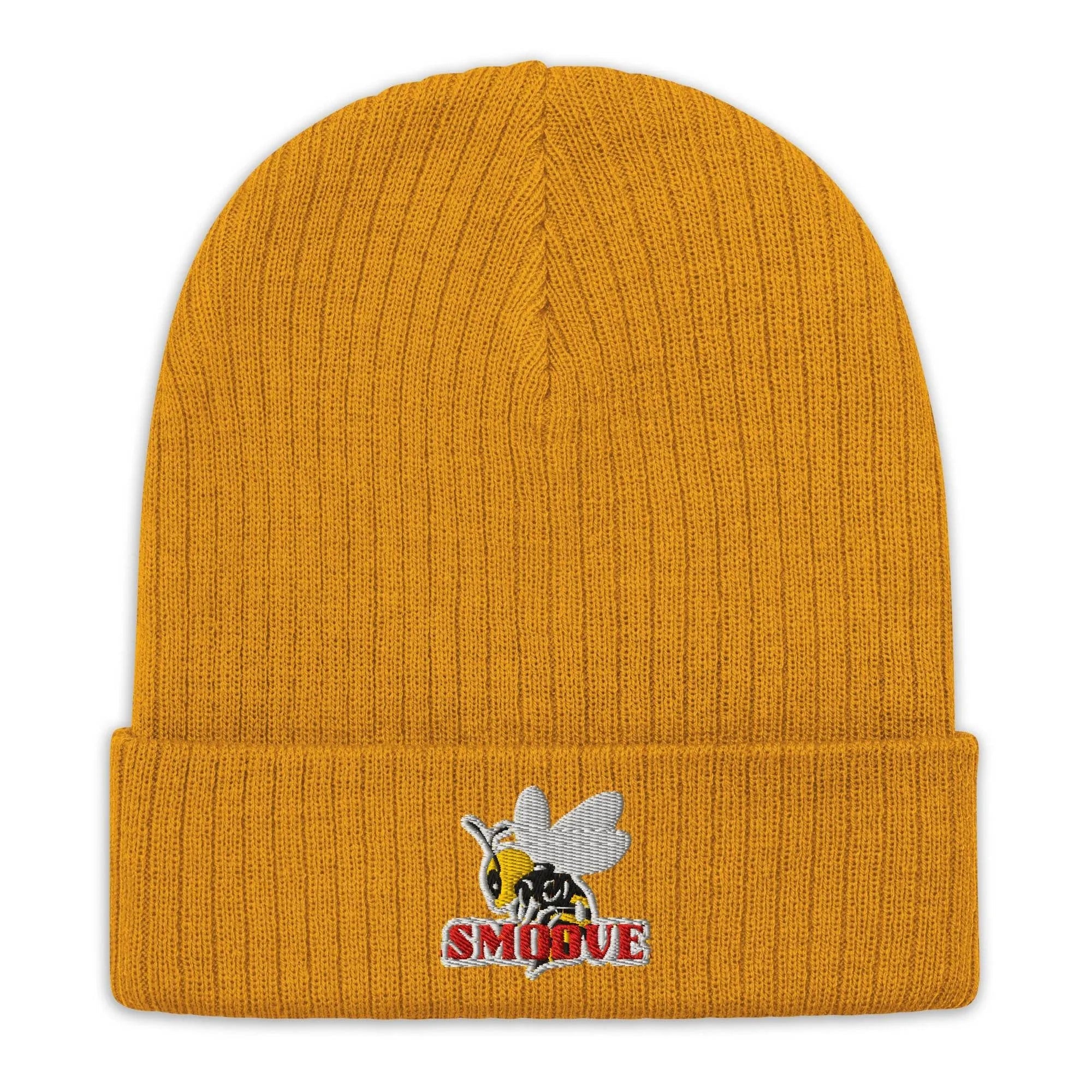 BEESMOOVE logo Ribbed knit beanie - Beesmoove