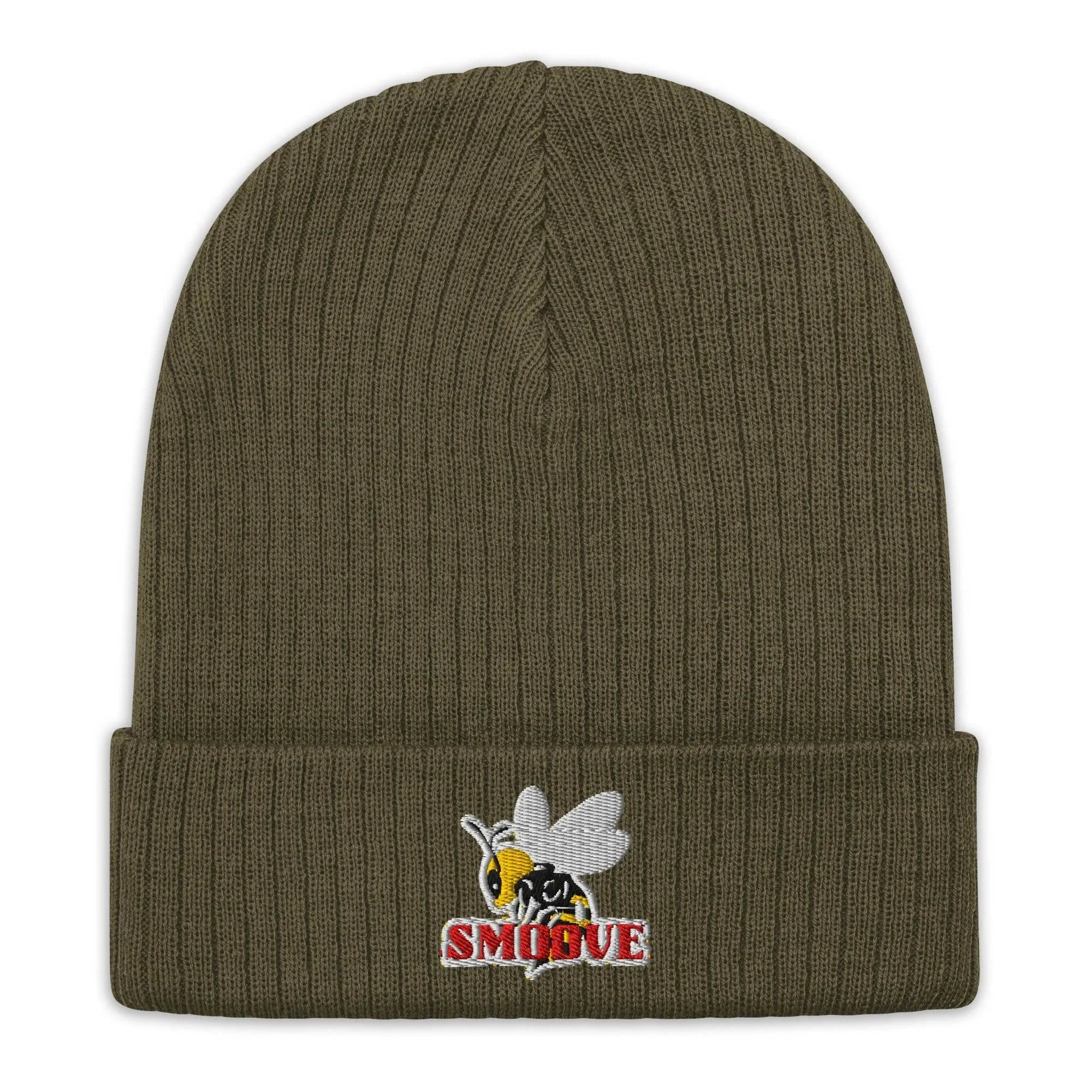 BEESMOOVE logo Ribbed knit beanie - Beesmoove