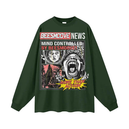 Beesmoove Mind Hive Chronicles Long Sleeve Tee - Beesmoove 