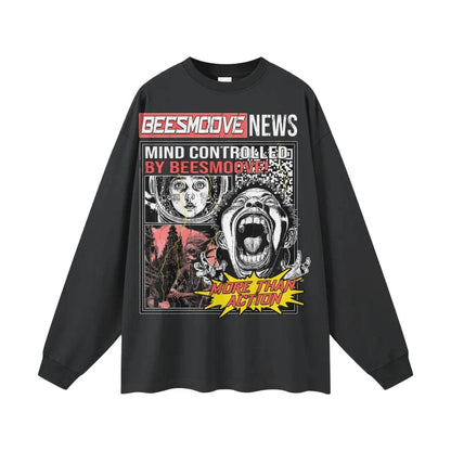 Beesmoove Mind Hive Chronicles Long Sleeve Tee - Beesmoove 