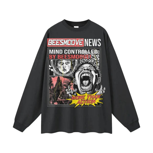 Beesmoove Mind Hive Chronicles Long Sleeve Tee - Beesmoove 